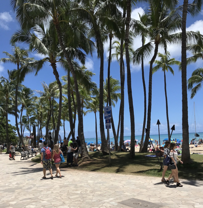 ハワイのビーチパーク