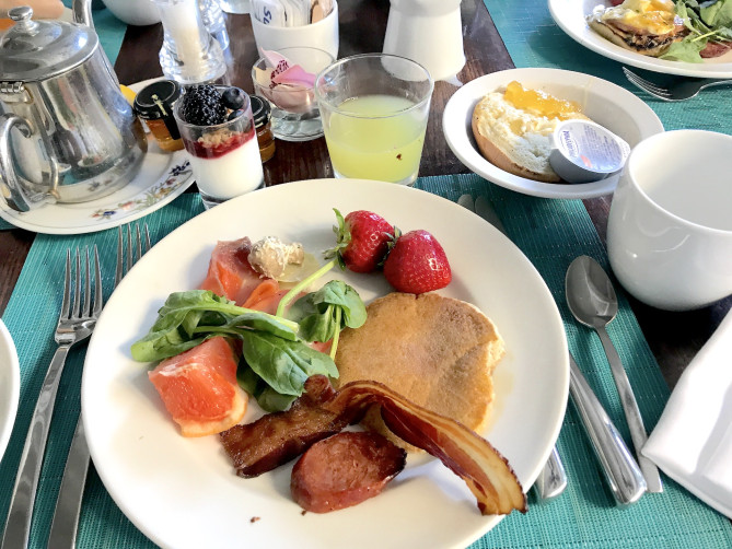 ハワイの朝ごはん