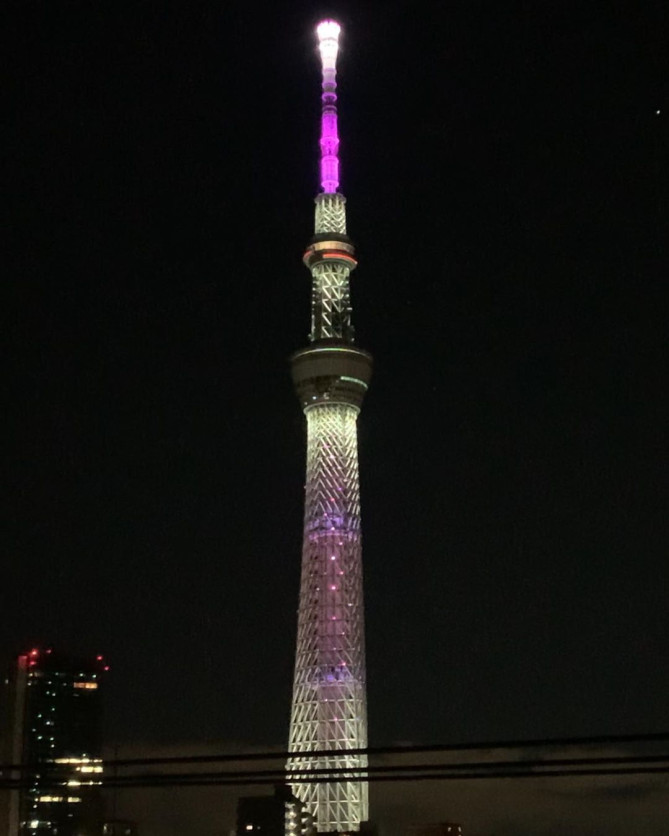 決定版 東京スカイツリーのライトアップまとめ 点灯時間 色 期間限定のレアカラーも