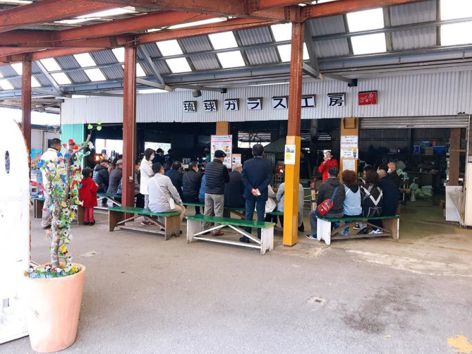 森のガラス工房 作業場