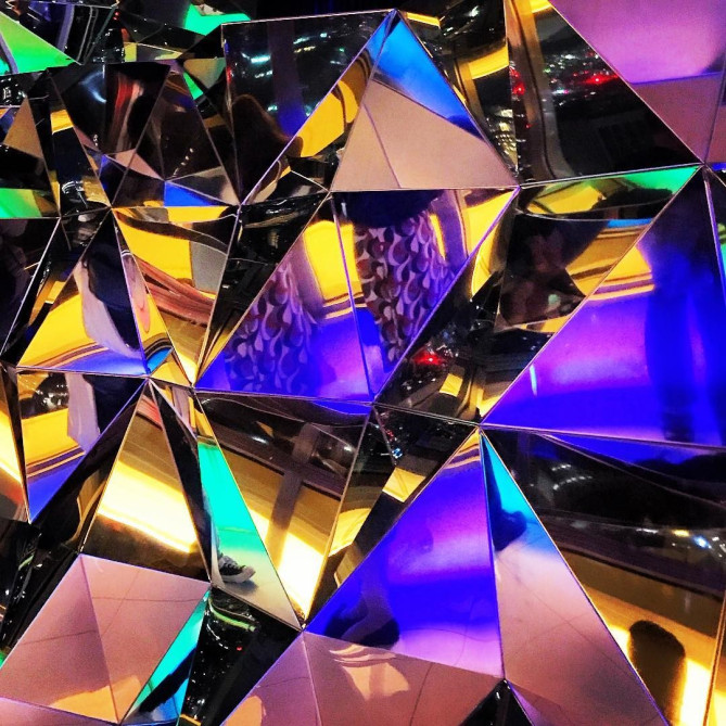 トップデッキの鏡