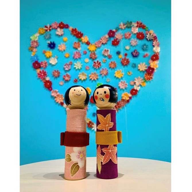 こけし絵付け体験