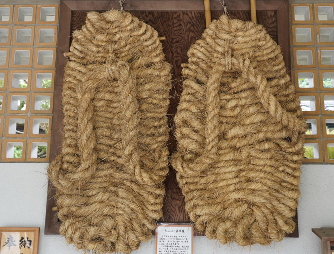 鎌倉の大仏様のわらじ
