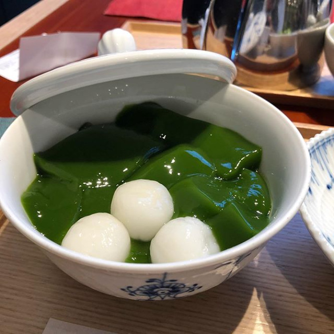 中村藤吉本店の抹茶ゼリー