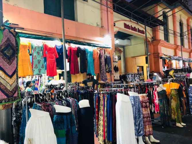 エキゾチックな雰囲気のリトルインディアアーケード