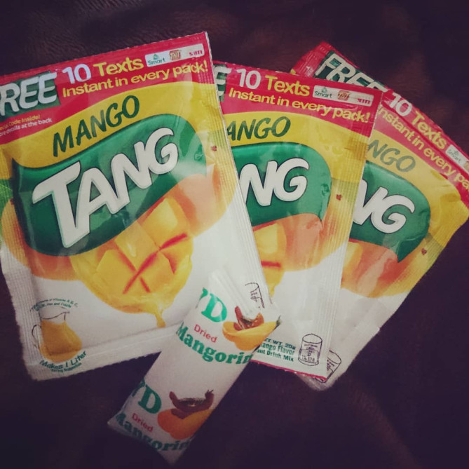 Tangの粉末マンゴージュースの素