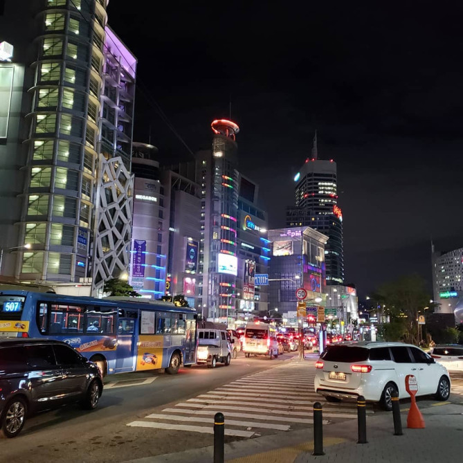 夜の東大門市場