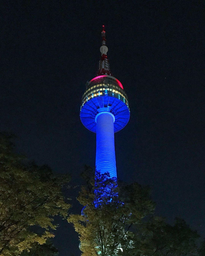 ソウルタワーは夜がおすすめ