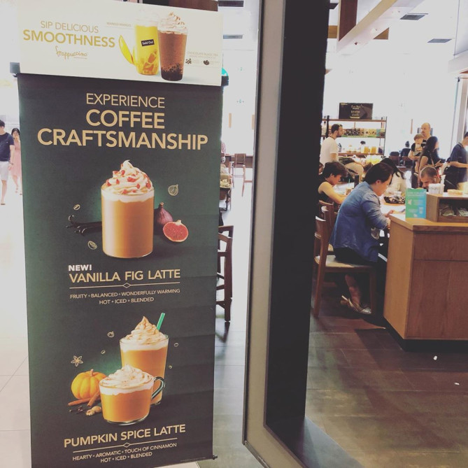 シンガポールスターバックスの新メニュー