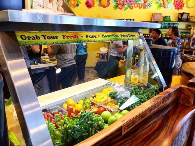 フレッシュな素材を使用したラニカイジュース