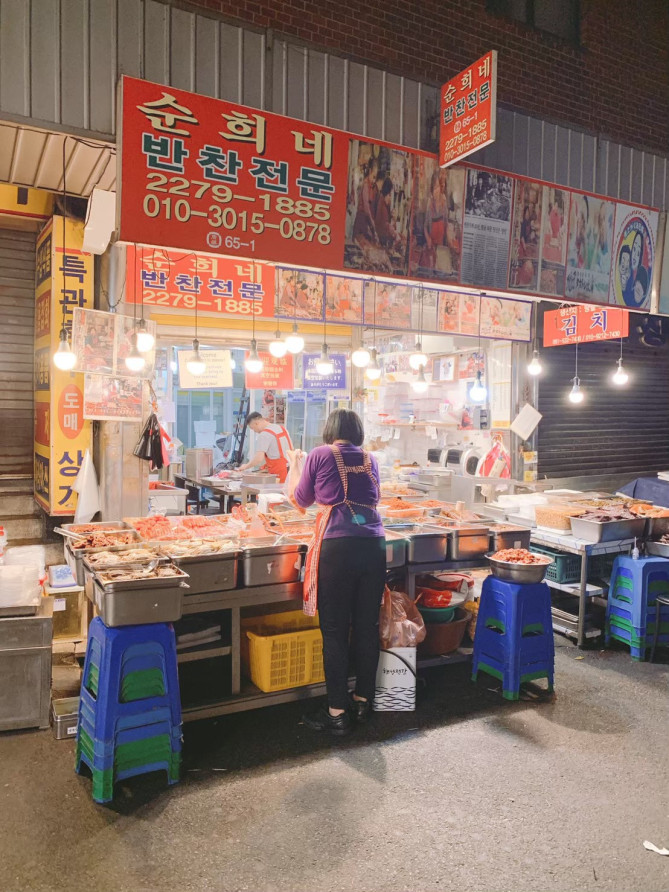 明洞の露店