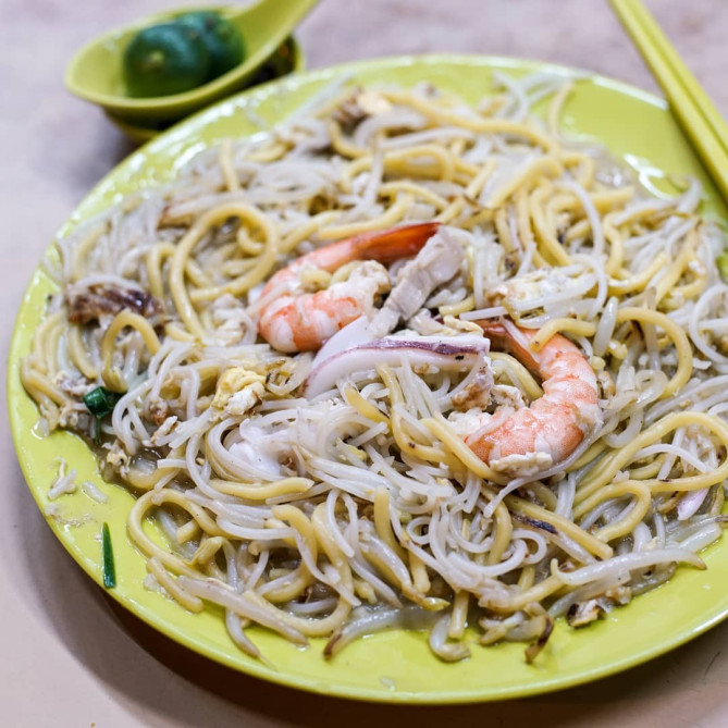 汁気少なめのオリジナルセラングーンのホッケンミー