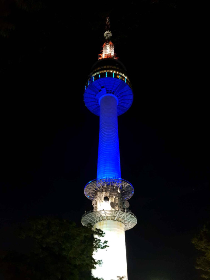 ソウルタワー夜