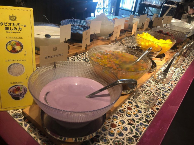 シロノニワのタピオカバー