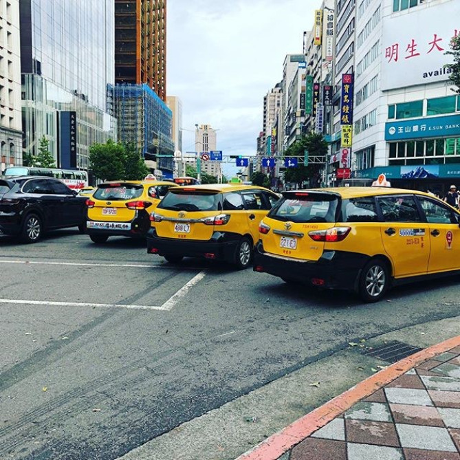 台北のタクシー
