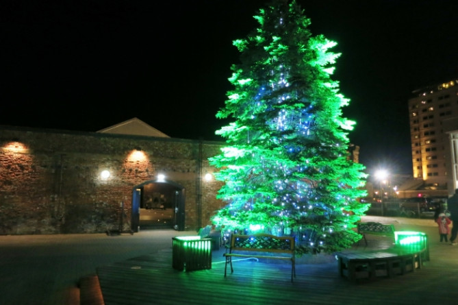 函館クリスマスファンタジーのツリー