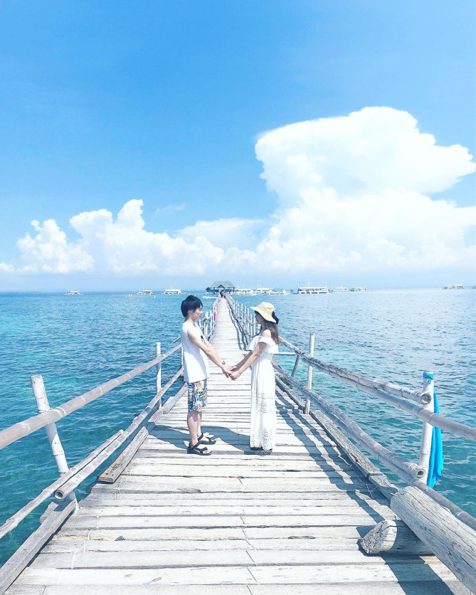 ナルスアン島の桟橋