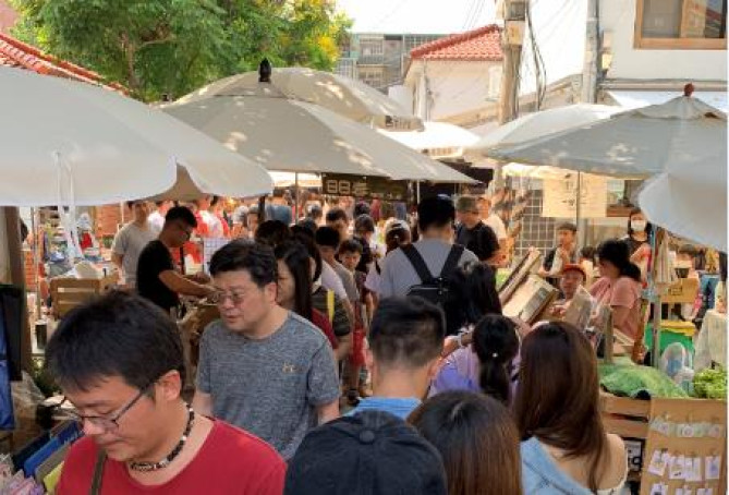 公務員宿舎をリノベ―ションした審計368新創聚落