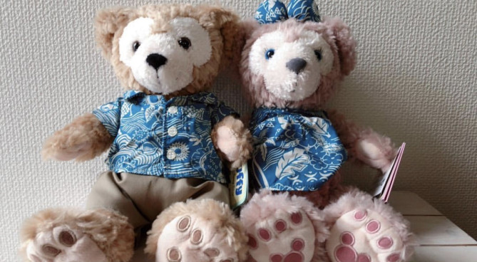 ハワイ限定ダッフィー＆シェリーメイ