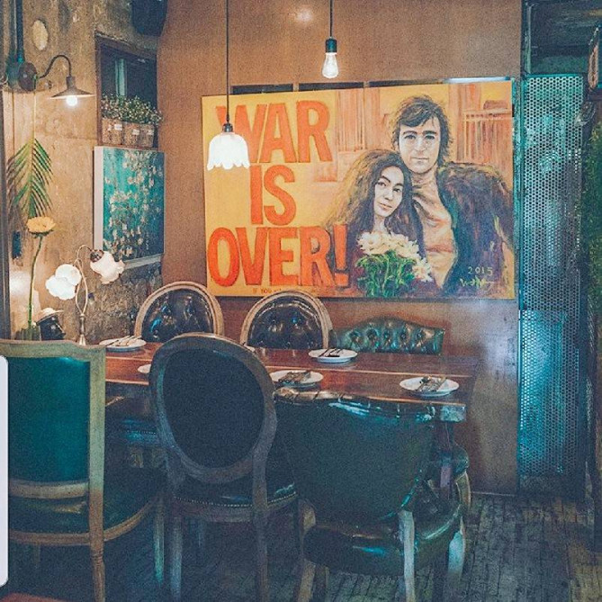 お洒落なバーがたくさんのイテウォン