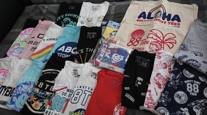 88tees自慢のTシャツたち