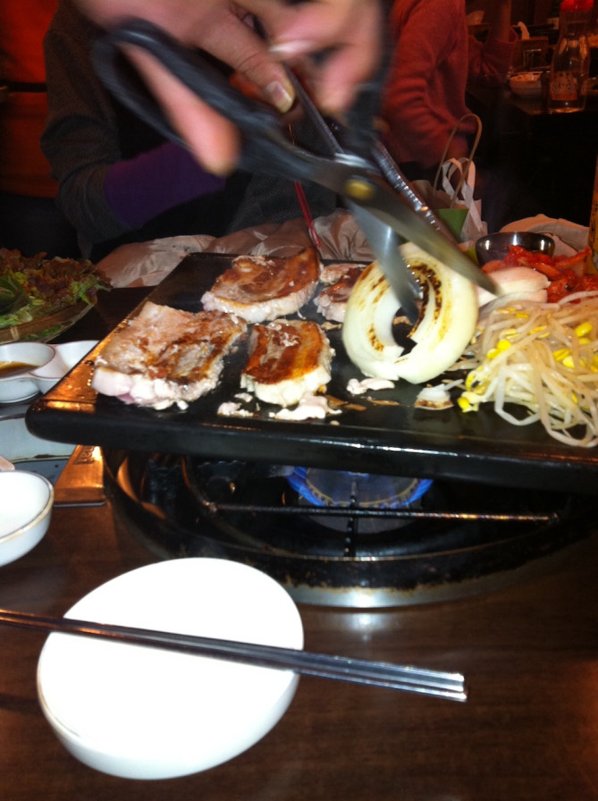 切って食べる