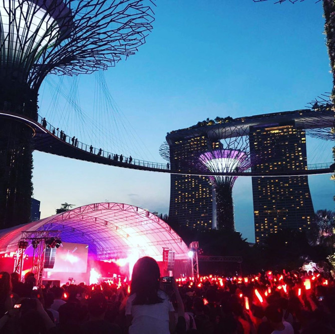 コンサートも開催するガーデンズ・バイ・ザ・ベイ