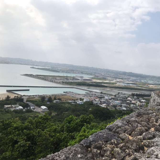 勝連城から望む風景