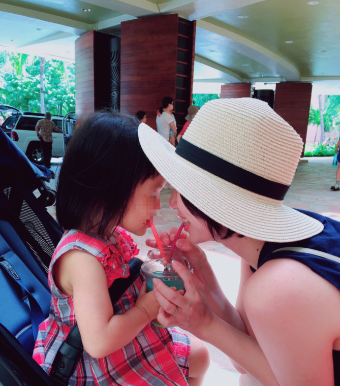 ハワイの日中は、帽子が大活躍！