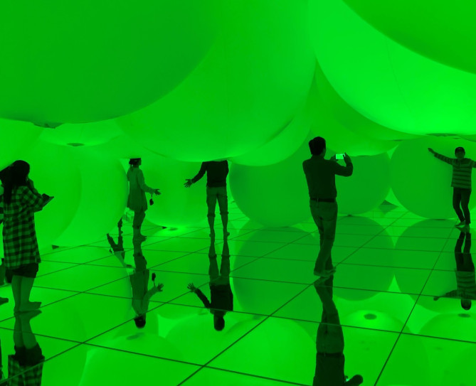 チームラボ豊洲はインスタ映えするスポットっがいっぱい