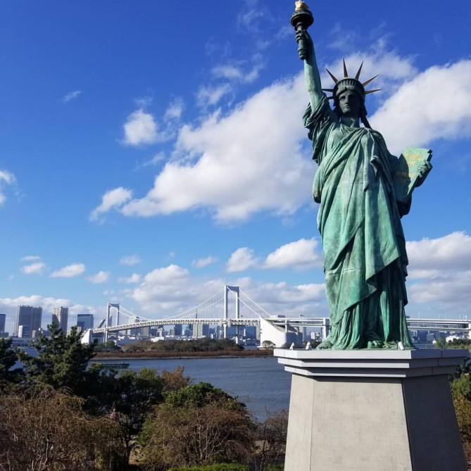 アクアシティお台場からの景色