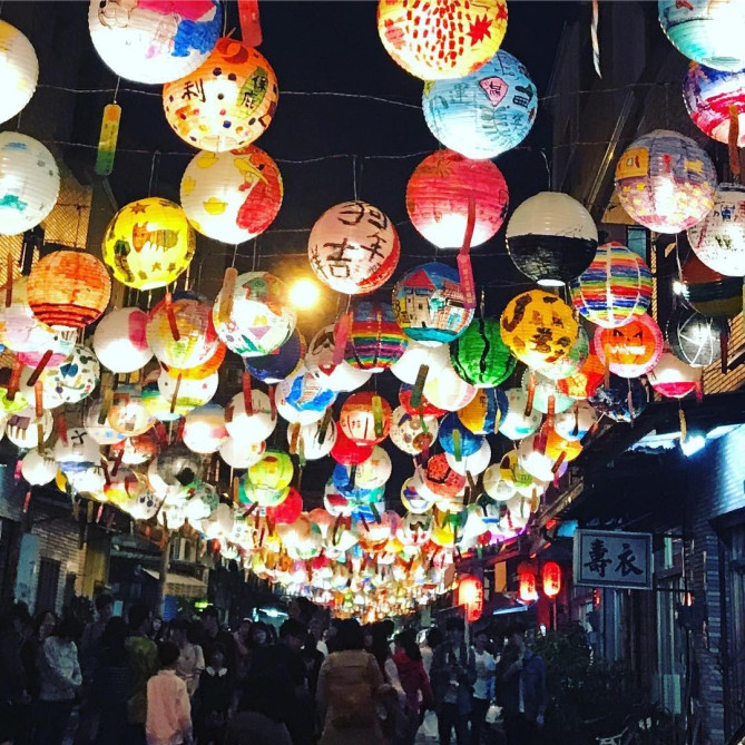 台湾ランタン祭り