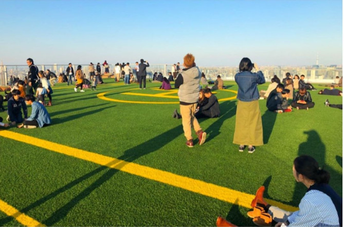 渋谷スクランブルスクエアの展望台「スカイステージ」