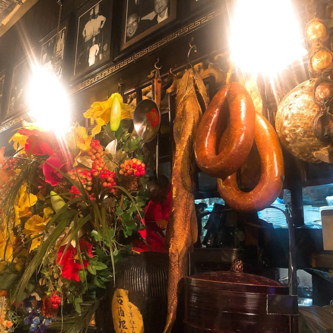 中国小盆屋台　浜椿