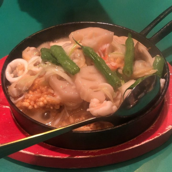 中国小盆屋台　浜椿