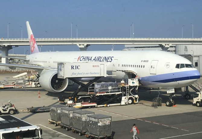 チャイナエアラインの飛行機