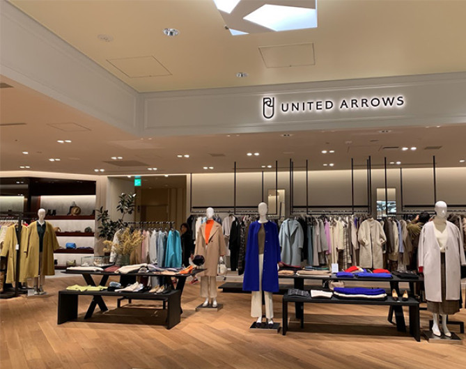 渋谷スクランブルスクエアのショップ「ユナイテッドアローズ」