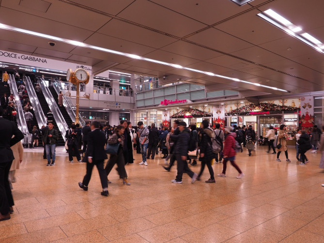 名古屋駅の金時計エリア