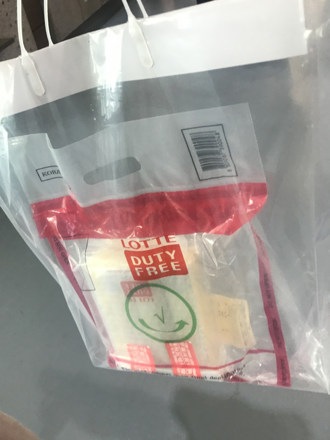 免税店での購入品