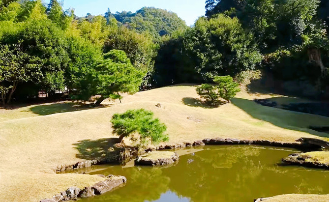 方丈から見える庭園