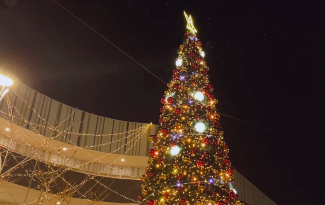 コクーンシティのクリスマスツリー