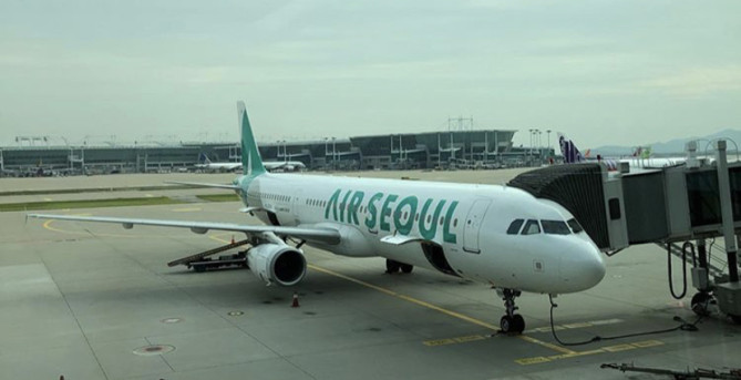 エアソウルの飛行機