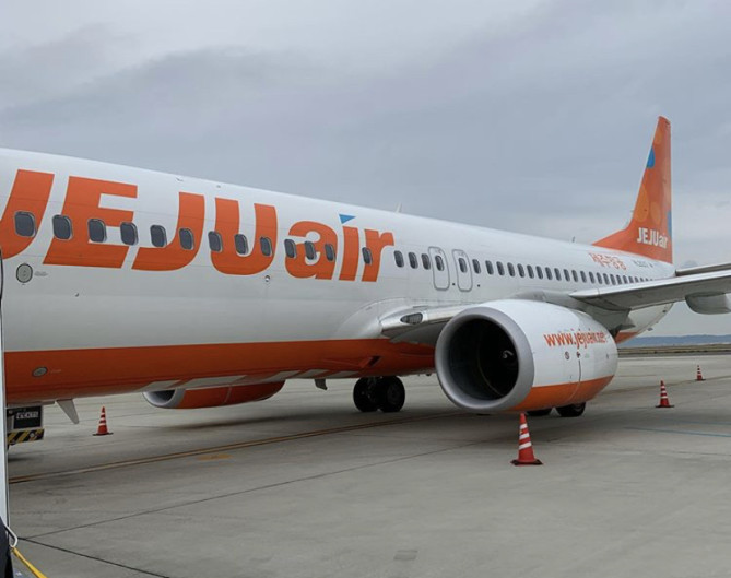 チェジュ航空の飛行機