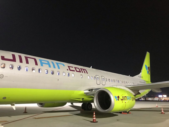 ジンエア—の飛行機