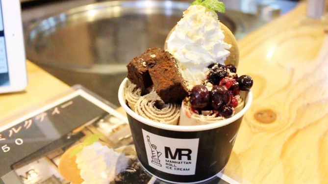マンハッタンロールアイスクリーム