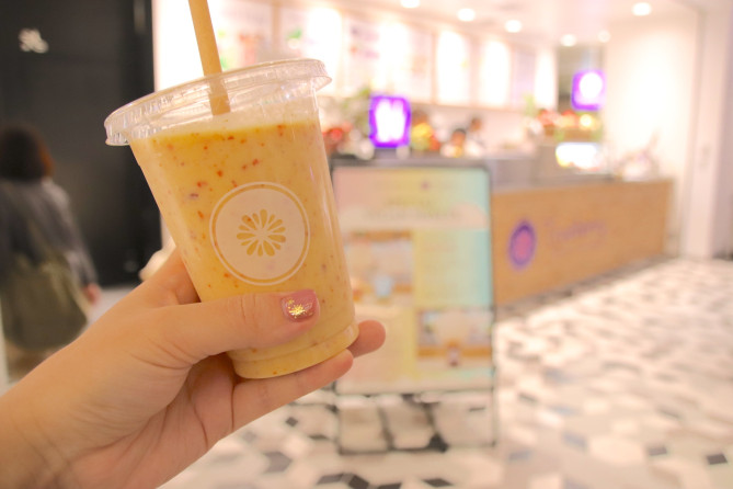 トゥルーベリーのドリンク