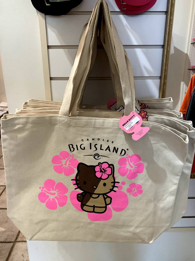 ビッグアイランド・キャンディーズ版の日焼けキティトートバッグ