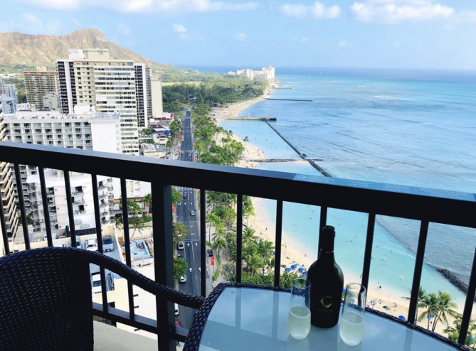 ラナイからの眺め