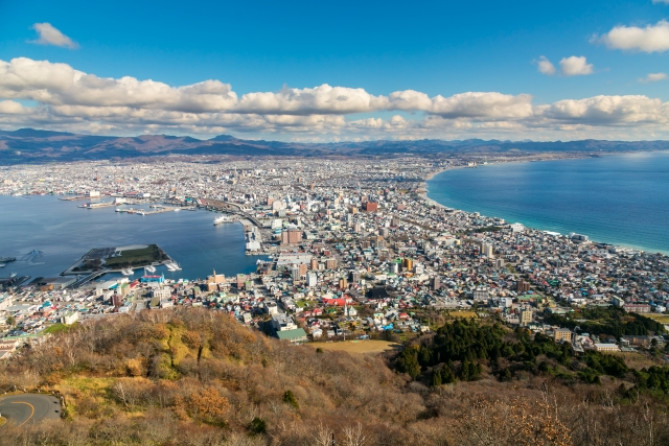 函館山展望台からの眺め