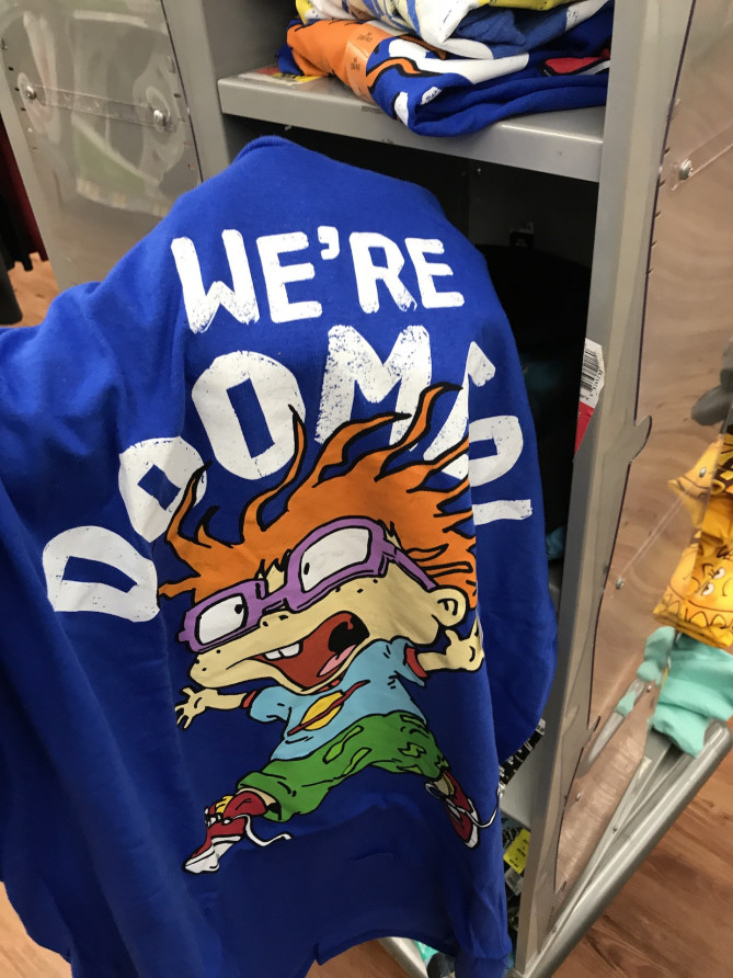 Walmartでみつけた9ドルのラグラッツ柄Tシャツ